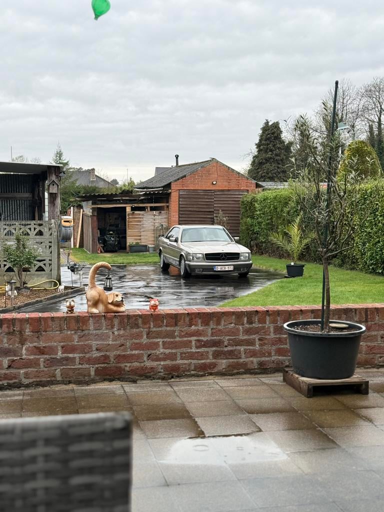 Meecedes c126 500 sec met lpg, Auto's, Automaat, Achterwielaandrijving, 5000 cc, Beige