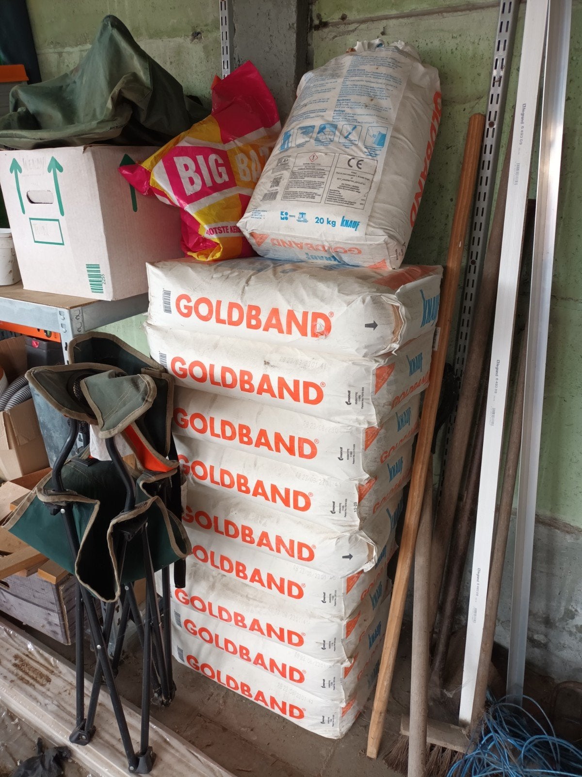 Knauf Goldband pleistergips, Bricolage & Construction, Enlèvement