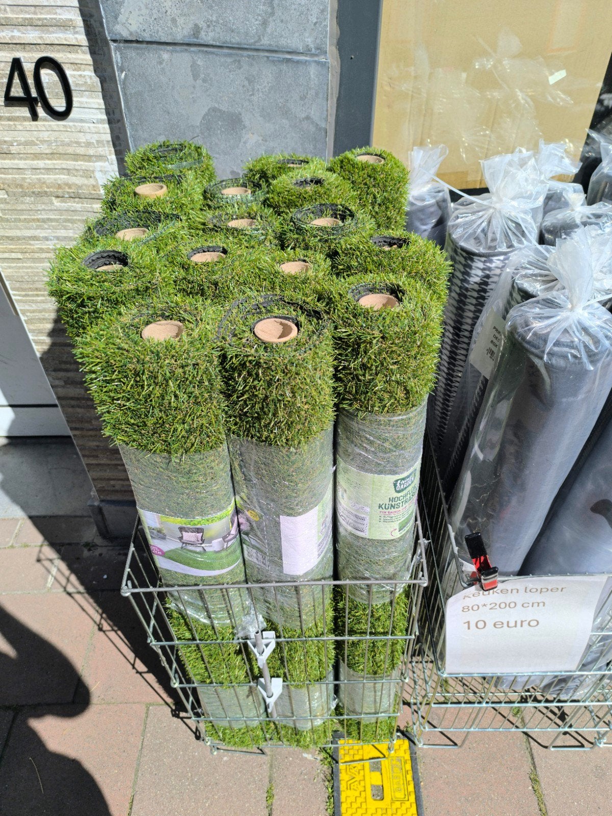 gazon artificiel 1 x 2 mètres par rouleau, Jardin & Terrasse, Enlèvement, Neuf