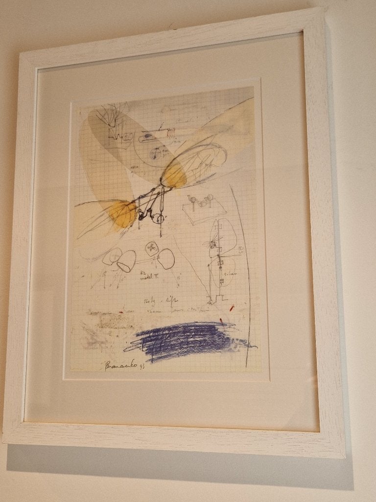 Panamarenko " K2 Model T ", Abstract, Gesigneerd, Ophalen of Verzenden, Lithografie
