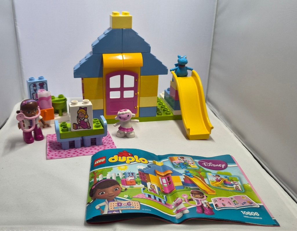 LEGO DUPLO Disney Doc McStuffins Tuinkliniek - 10606, Gebruikt, Ophalen of Verzenden, Compleet, Complete set