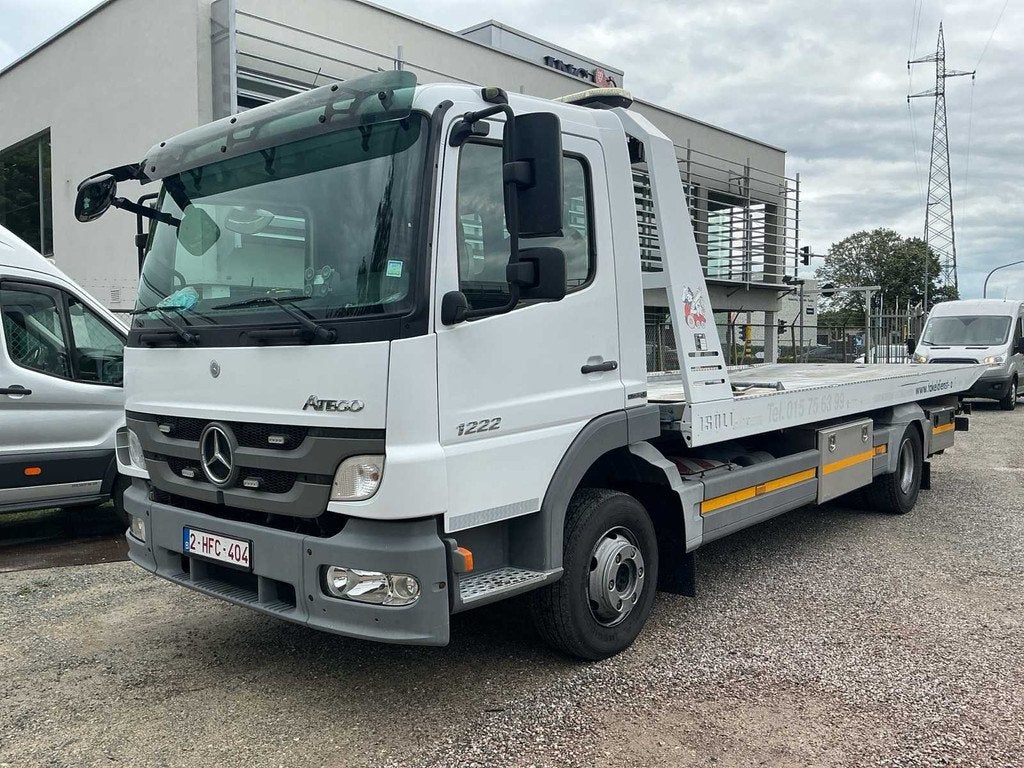 2012 Mercedes-Benz Atego 1222 takelwagen met Isoli schuifpla, Auto's, Vrachtwagens, Euro 5, Overige brandstoffen, Mercedes-Benz