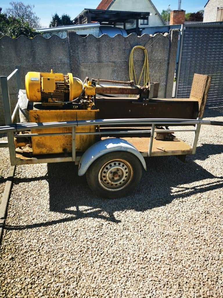Houtkliever op aanhangwagen, Jardin & Terrasse, Fendeuses, Utilisé, Autoportant, Électrique, Enlèvement