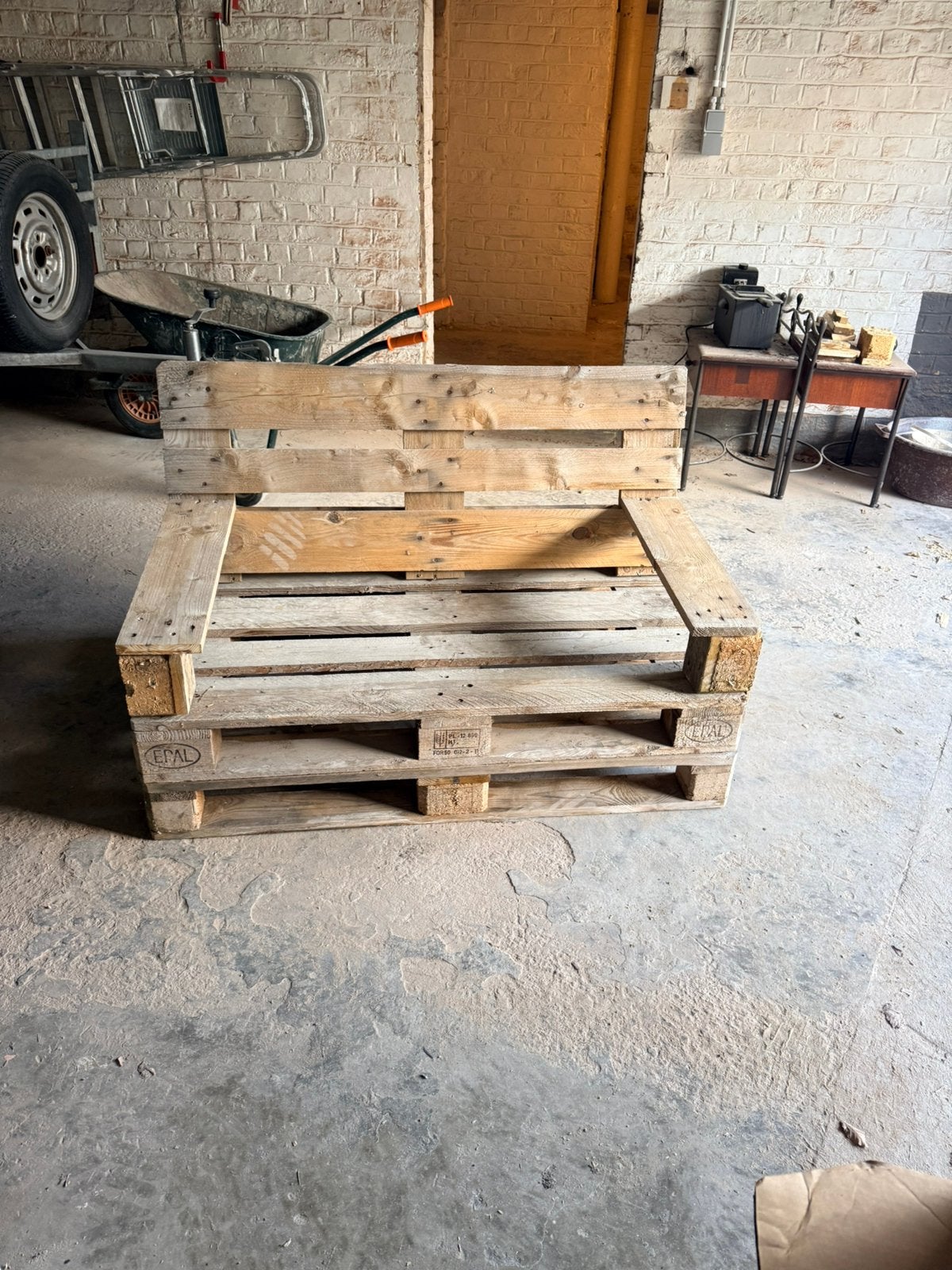 Palette en bois, Enlèvement, Comme neuf, 50 mm ou plus, Palette