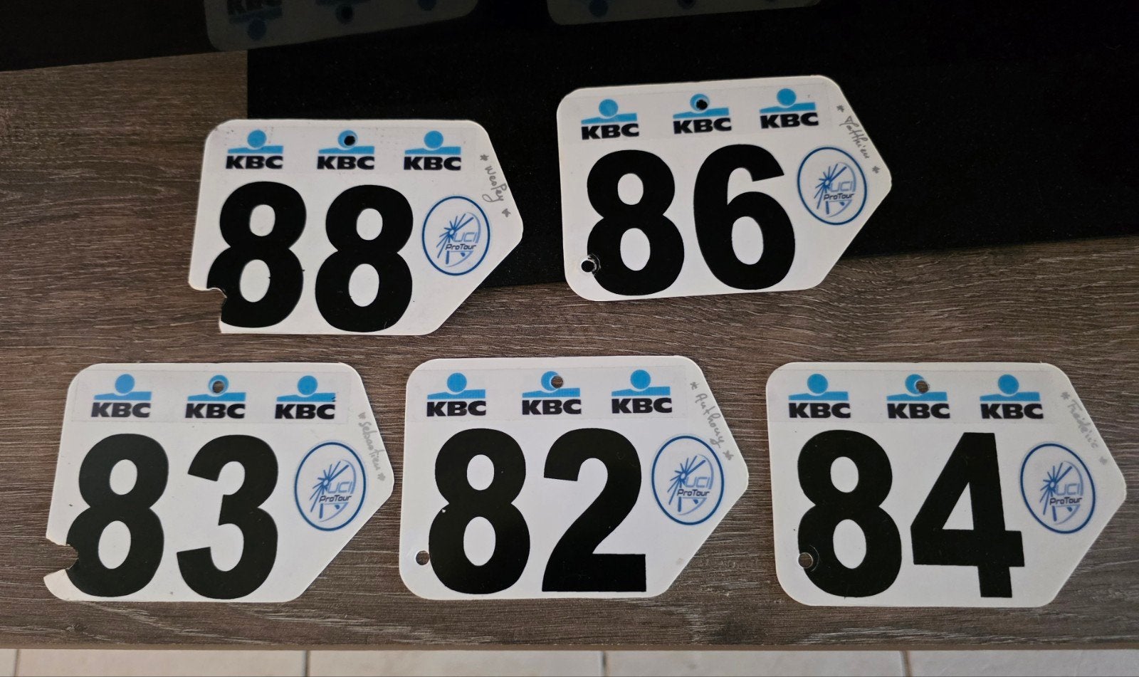 Cyclisme, plaques de cadre  Les Trois jours de la Panne, Enlèvement ou Envoi, Utilisé, Autres types