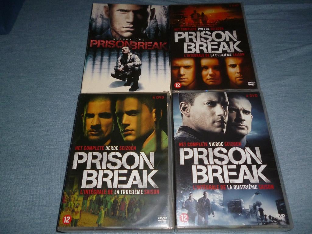 Prison Break - Seizoen 1, 2, 3 en 4, Cd's en Dvd's, Ophalen
