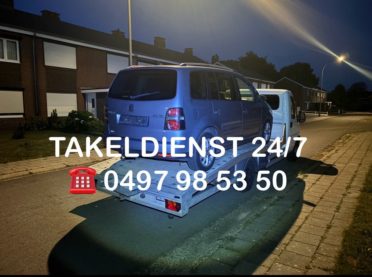 24/7 TAKELDIENST / AUTOTRANSPORT 0497 98 53 50, Enlèvement, Avant, Audi