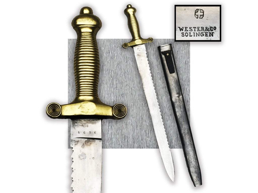 🚨Rare GLAIVE SUISSE EXPÉRIMENTAL 1842 XIX Original, Enlèvement ou Envoi, Armée de terre, Épée ou sabre