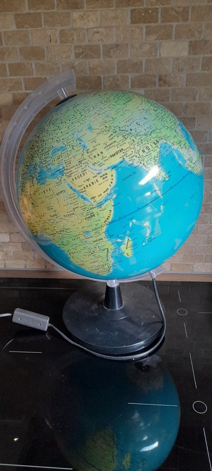 Wereldbol, Ophalen, Verlicht