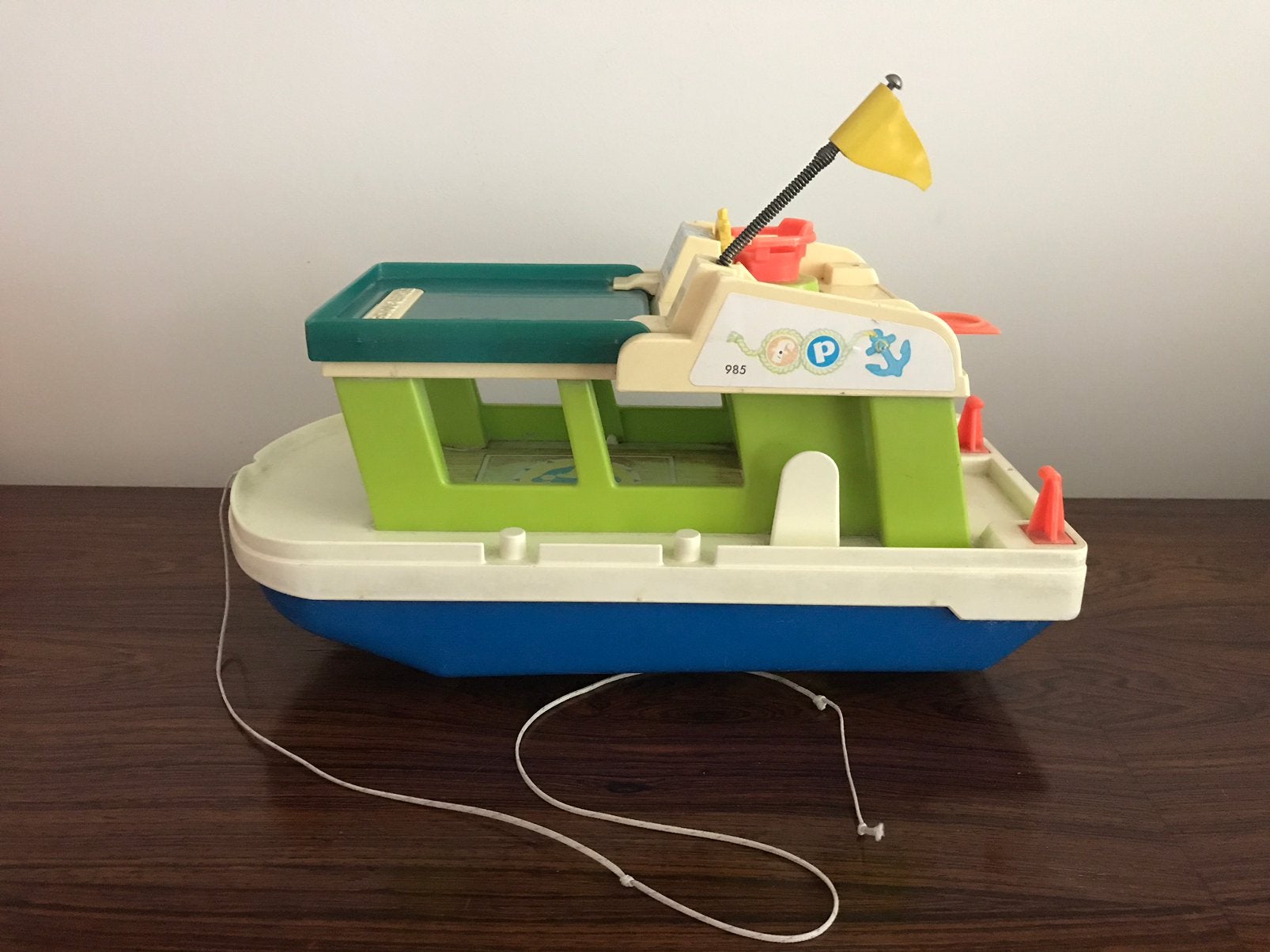 Fisher Price retro vintage 985?boot Happy Houseboat 1972, Kinderen en Baby's, Ophalen of Verzenden, Gebruikt, Overige typen