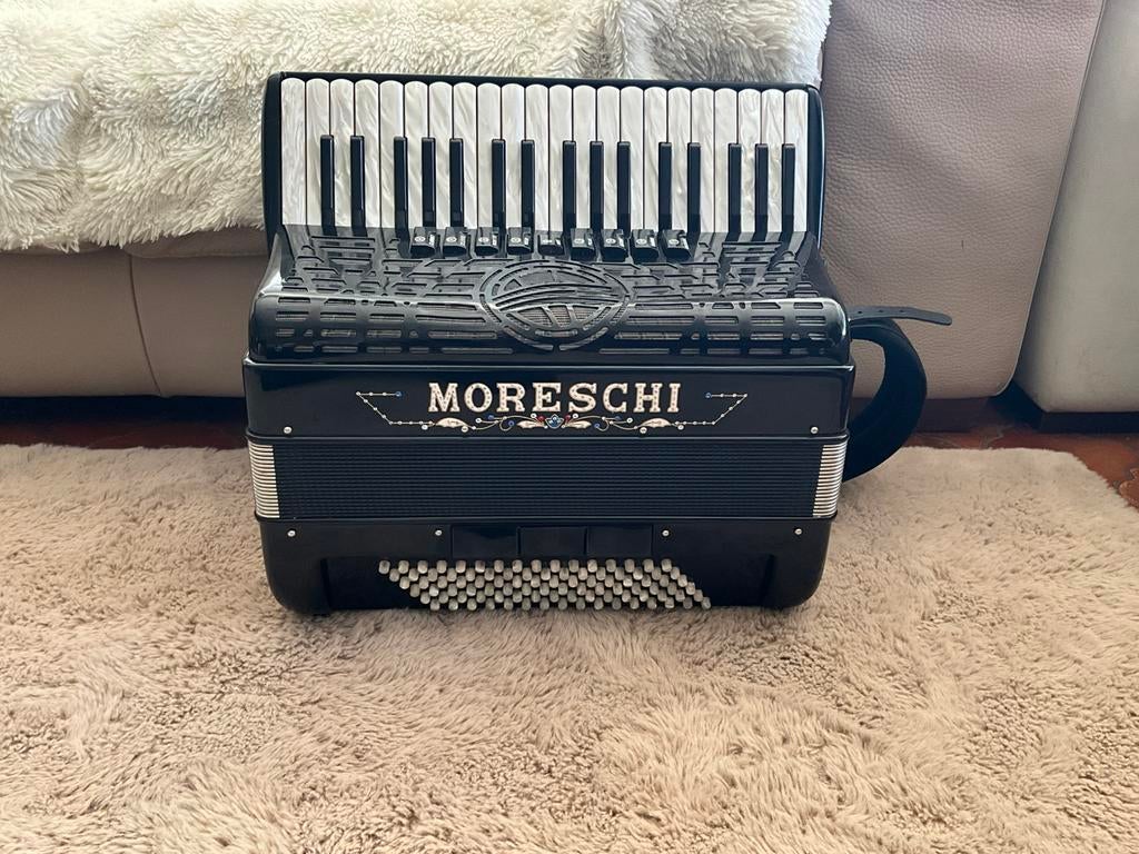 Accordéon Moreschi, Musique & Instruments, Accordéons, Enlèvement, Comme neuf, Avec valise