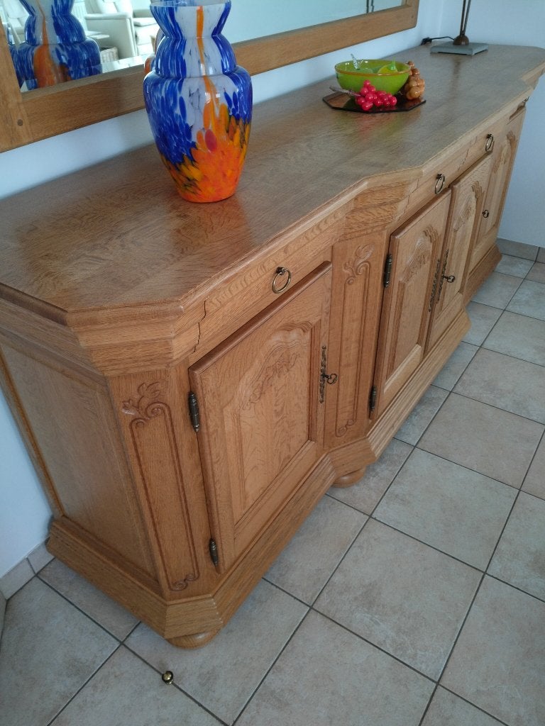 dressoir, Ophalen, Eikenhout, Met lade(s), Zo goed als nieuw