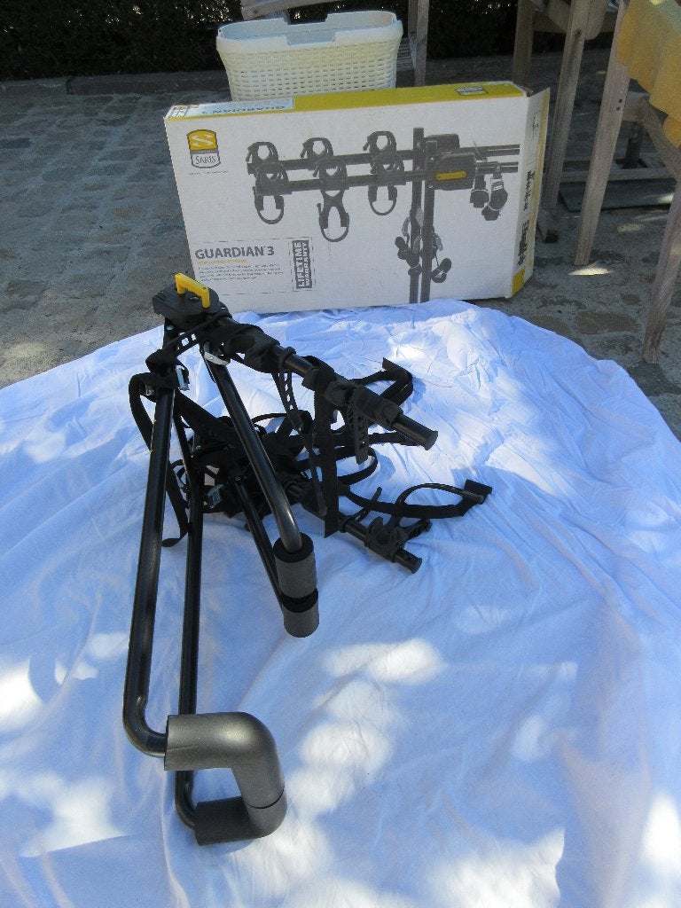 Saris Guardian 3-fietsen bagagedrager, Ophalen