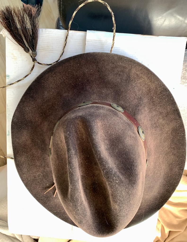 Western Stetson hoed, Ophalen, Gebruikt