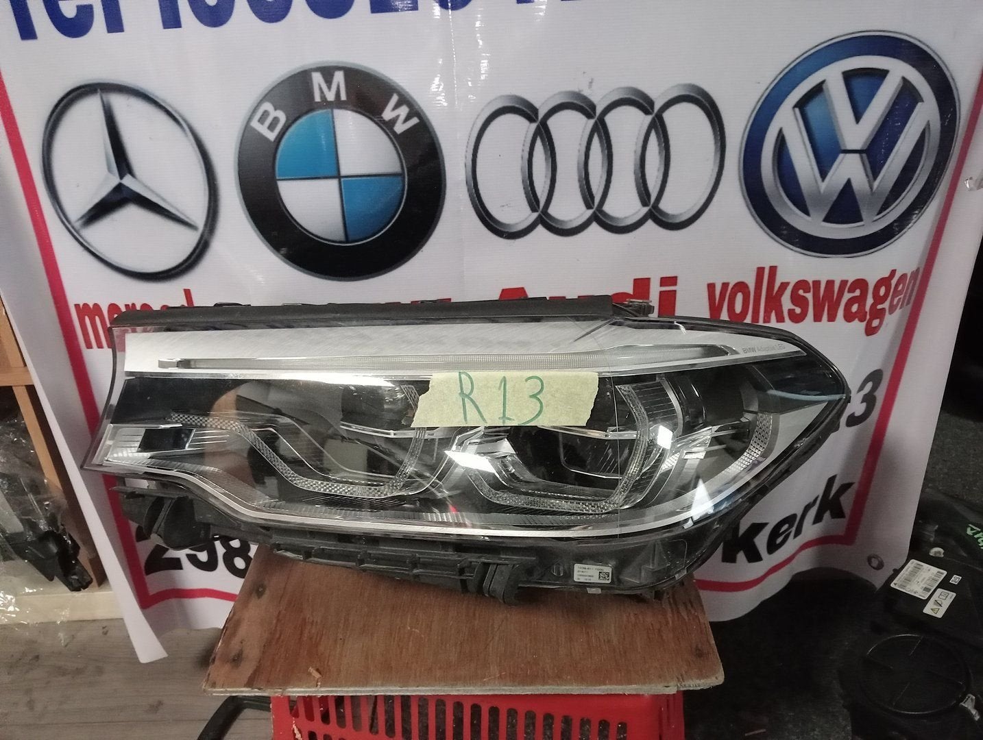 BMW 5 SERIE G30 G31 adaptieve LED-koplamp links 8499121-03, -, Utilisé, -, Enlèvement ou Envoi
