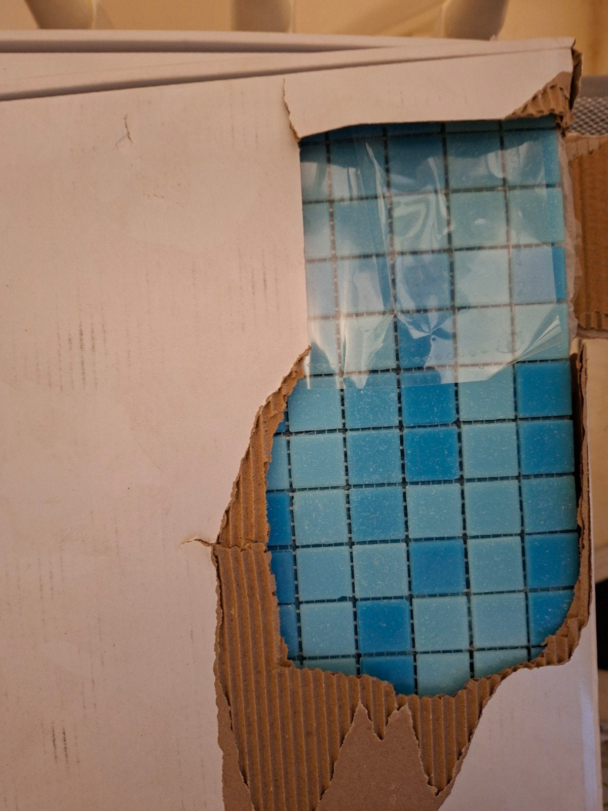 7m² turquoise mozaïeken matten tegels, Bricolage & Construction, Enlèvement