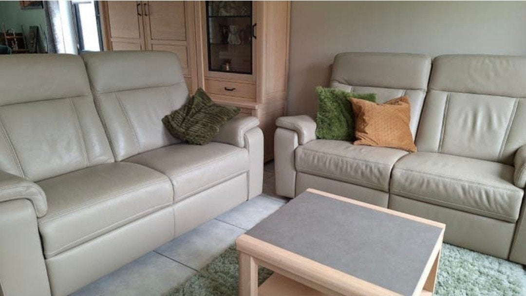 Leren 2x2zit zetels, Huis en Inrichting, Ophalen