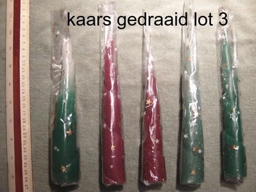 lot kaarsen draaikaars verjaardag moederdag mama kado 3, Ophalen of Verzenden, Nieuw