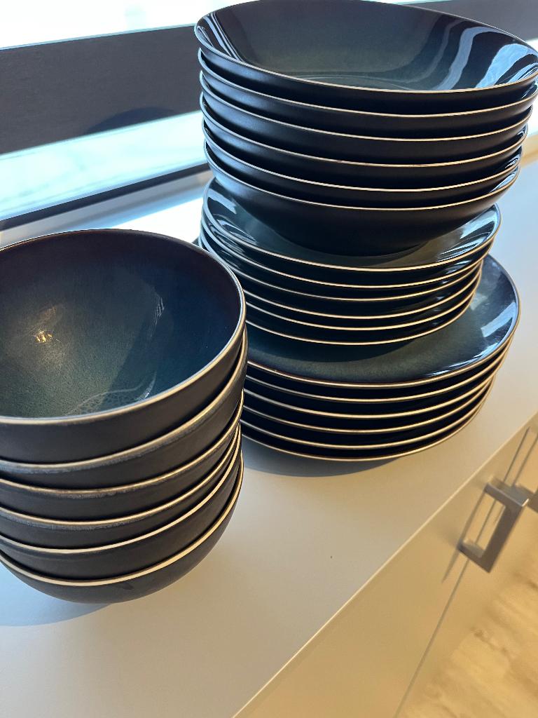 6-delige serviesset, Huis en Inrichting, Keuken | Servies, Ophalen, Gebruikt, Overige stijlen, Compleet servies