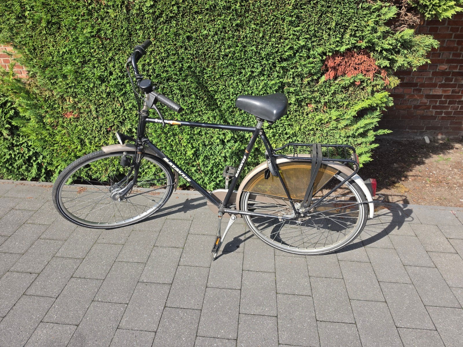 Hollandse herenfiets, Fietsen en Brommers, Ophalen, Gebruikt, Batavus, 65 cm of meer