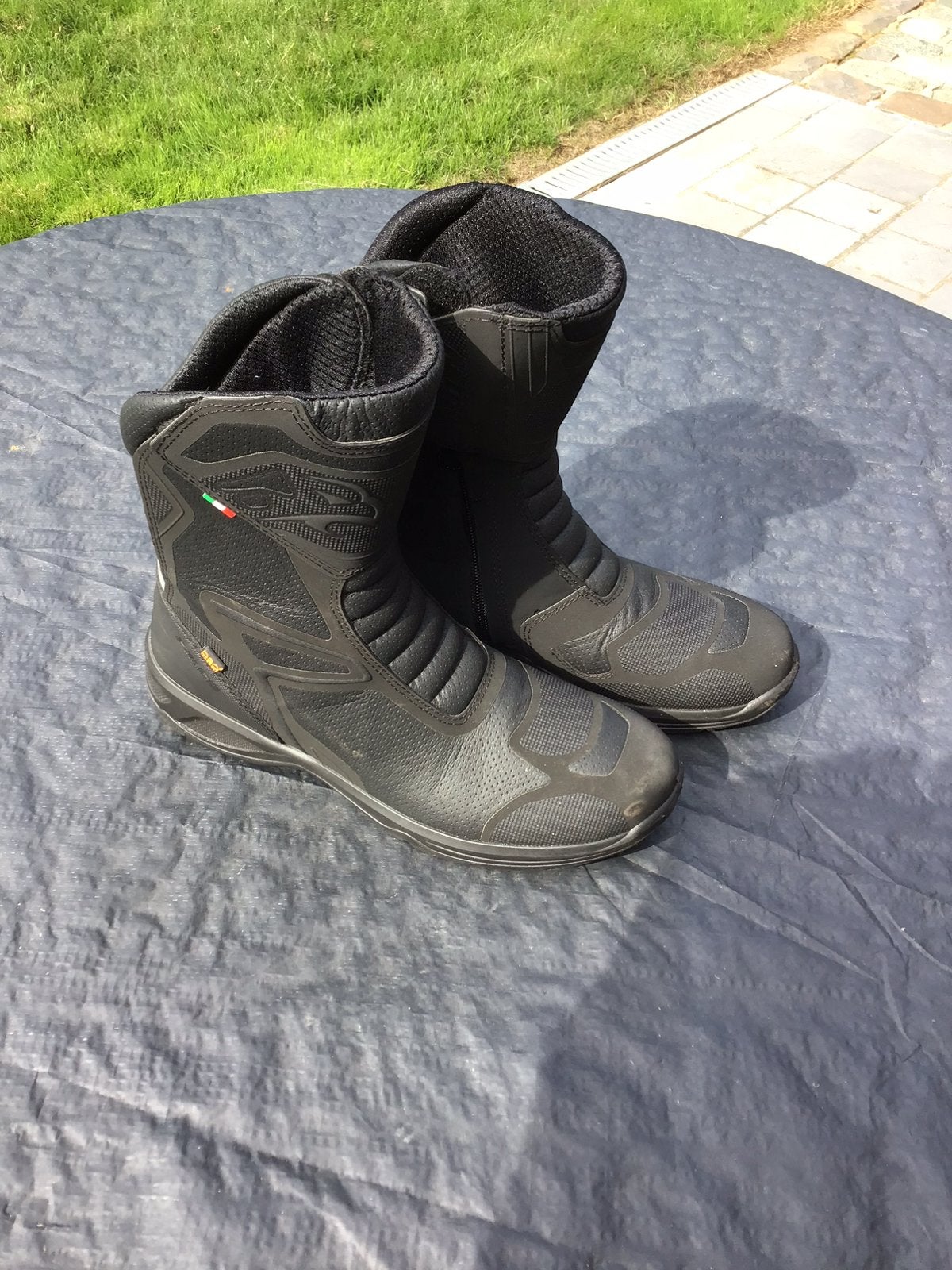 Bottes de moto noire, Enlèvement ou Envoi, Seconde main, Hommes, Bottes