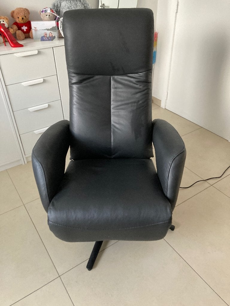Relax stoel, Enlèvement, Comme neuf, Cuir, Modern klassiek