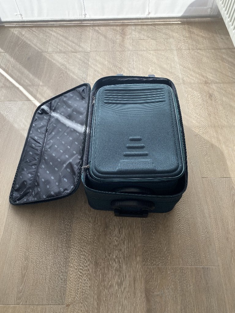 Koffers, Ophalen, Zo goed als nieuw, Wieltjes