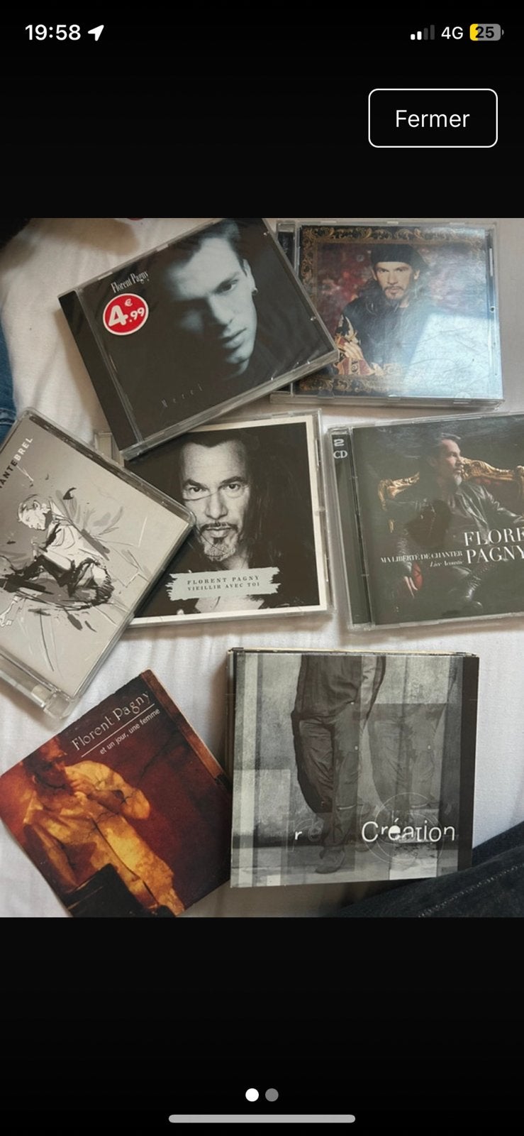 14 x Florent Pagny CD, Ophalen, Zo goed als nieuw