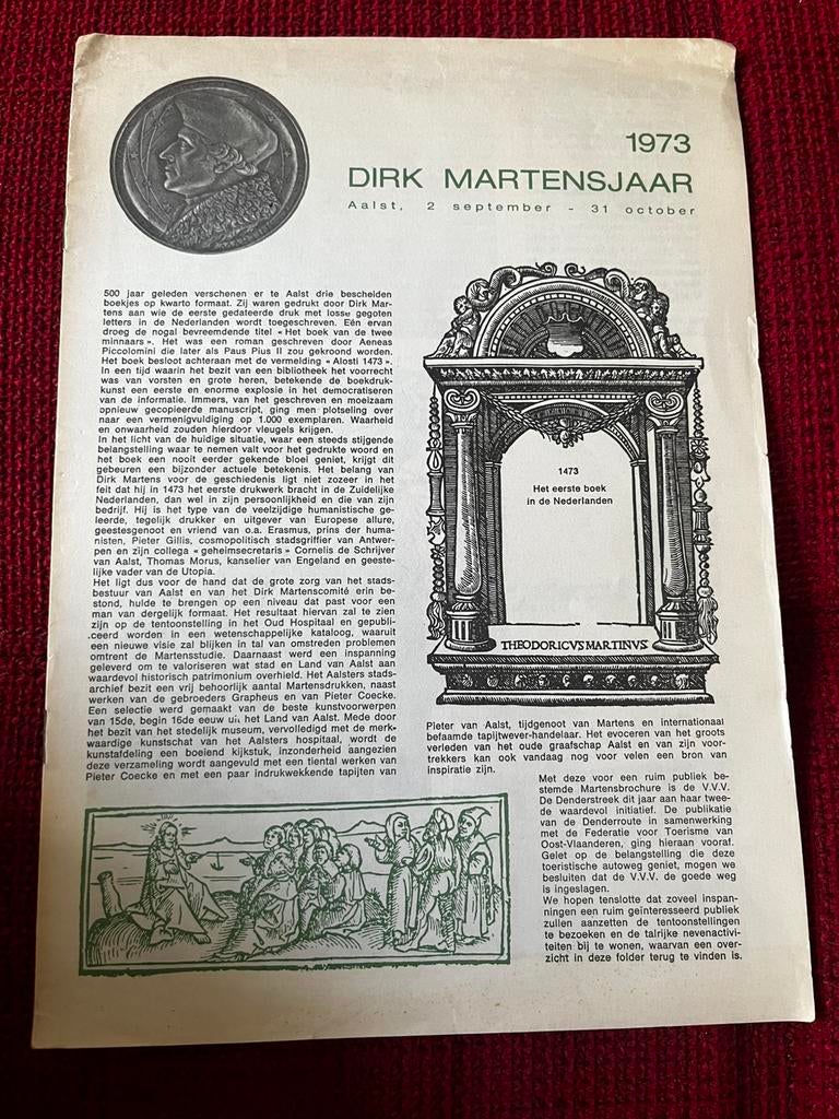 Boek Aalst - Dirk Martensjaar 1973, Ophalen of Verzenden, Zo goed als nieuw