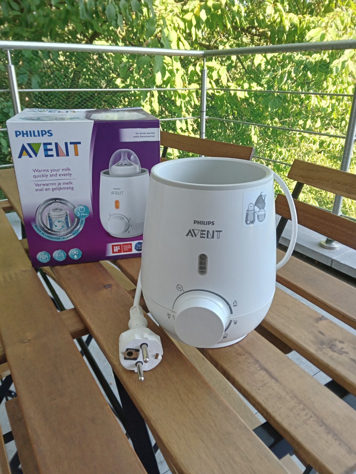 Chauffe biberons et petits pots Avent, Comme neuf, Biberon, Philips Avent