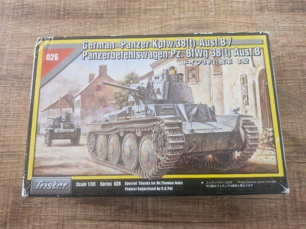 Tristar 1/35 German Pz.Kpfw./PzBfWg.38(t) Ausf.B, Overige merken, Tank, 1:32 tot 1:50, Nieuw