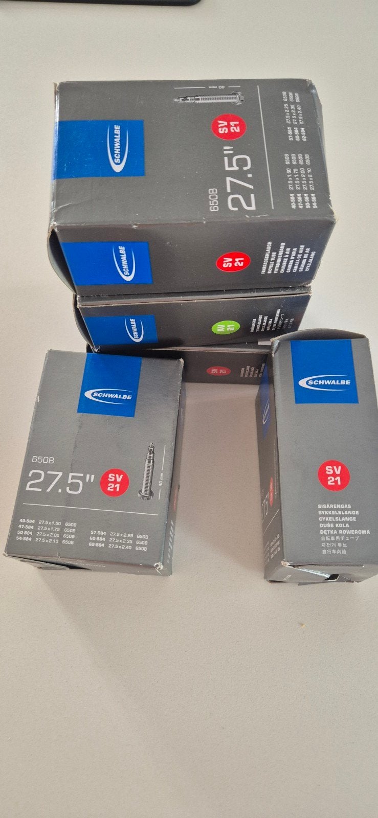 5 binnenbanden 27,5 schwalbe, Enlèvement, Cowboy