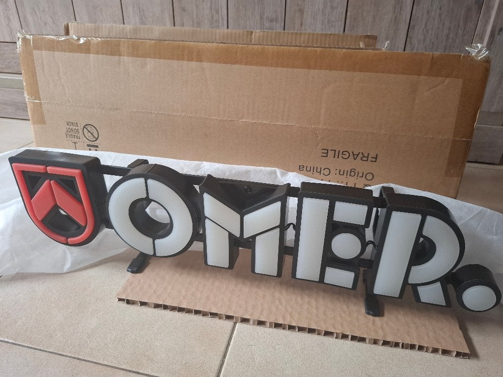 Lichtreclame Omer bier, Ophalen of Verzenden, Nieuw, Lichtbak of (neon) lamp