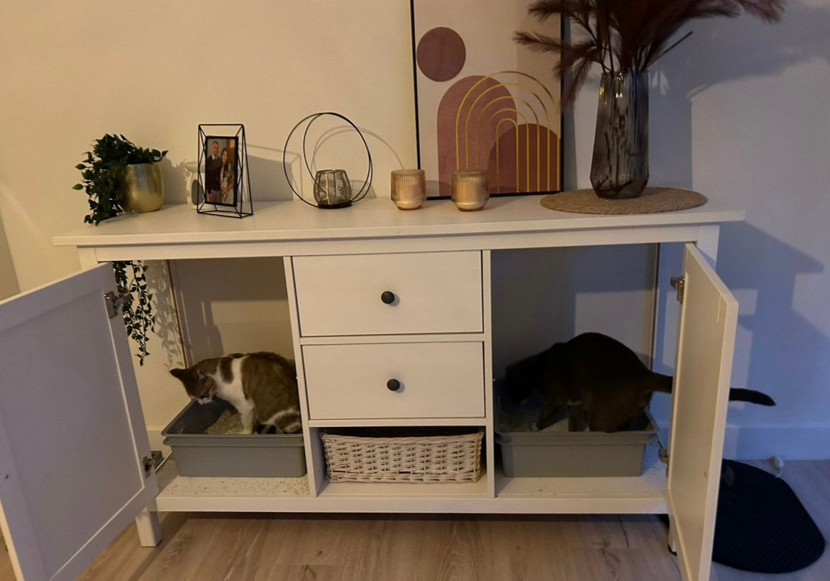 Kattenbak Kast, Ophalen, Zo goed als nieuw, Open