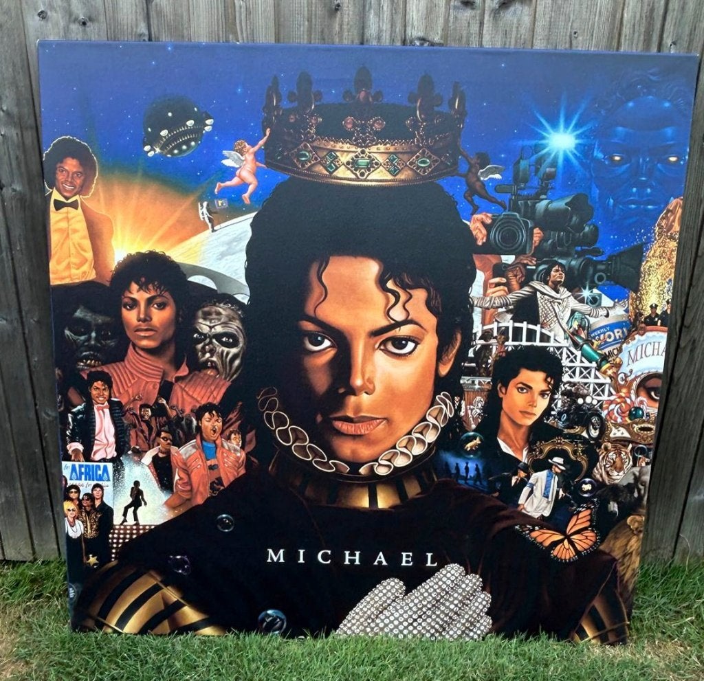 Poster sur toile Michael Jackson 1m x 1m, Neuf, Autres styles, Multicolore, 100 cm