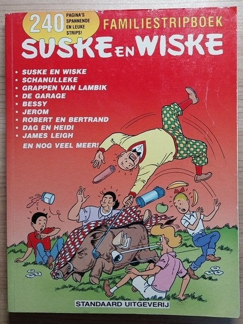 Suske & Wiske familiestripboek (#1), Enlèvement ou Envoi, Une BD, Utilisé, Studio Vandersteen