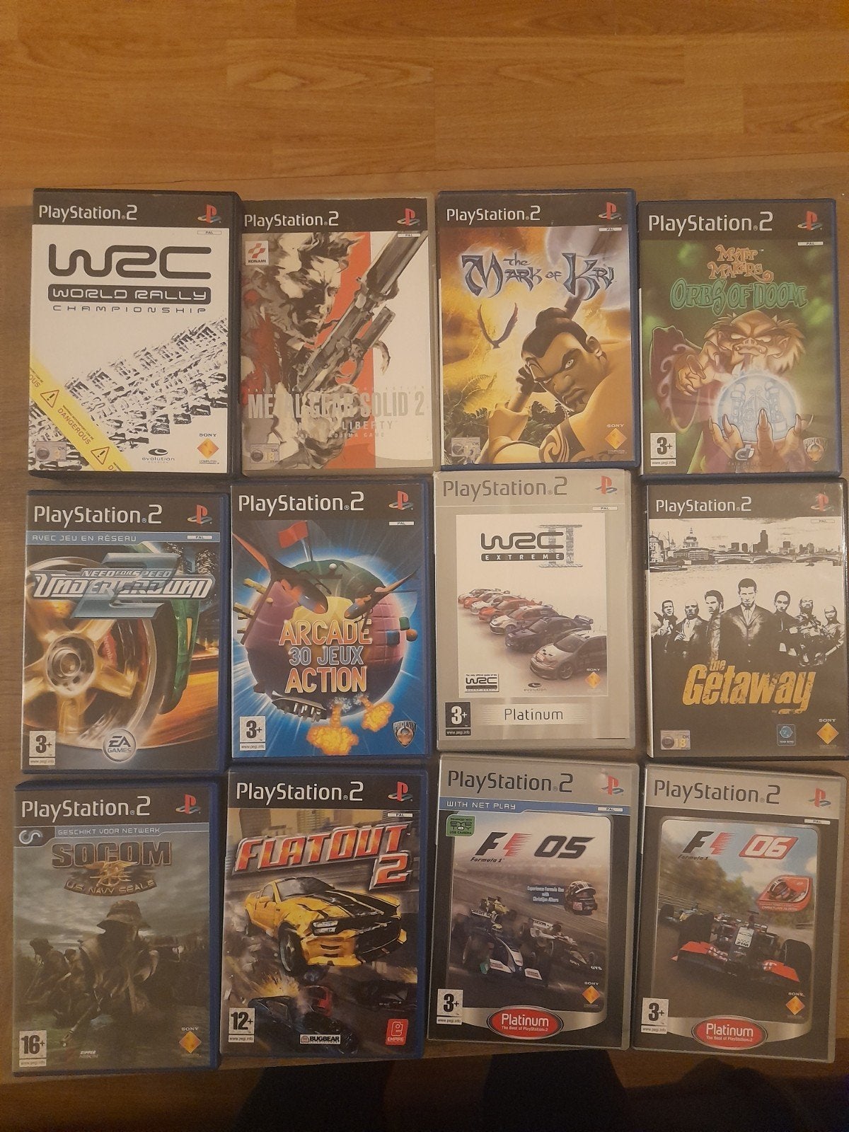 Lot de jeux PlayStation 2, Ophalen