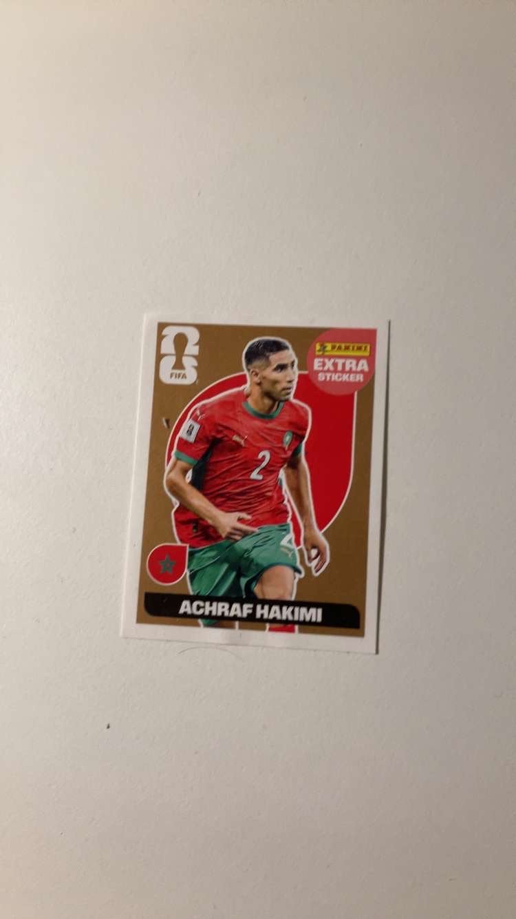 Bronzen Hakimi panini extra sticker, Verzamelen, Ophalen of Verzenden, Zo goed als nieuw