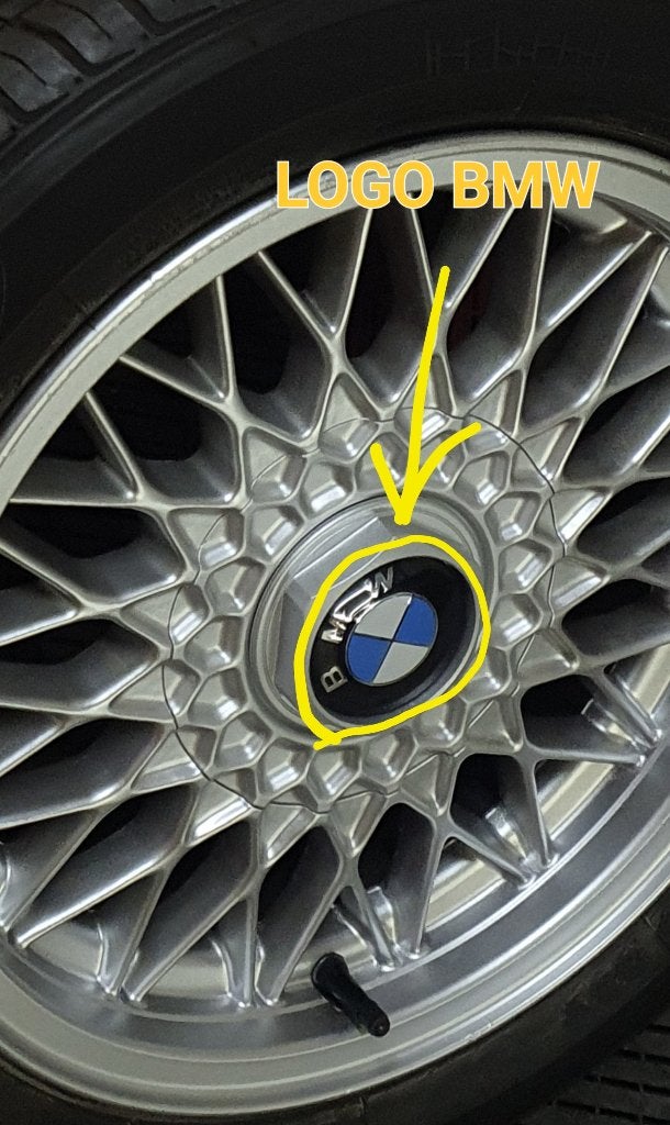 bmw e30 logo & volant e30 logo jante oem, Enlèvement ou Envoi, Neuf, BMW