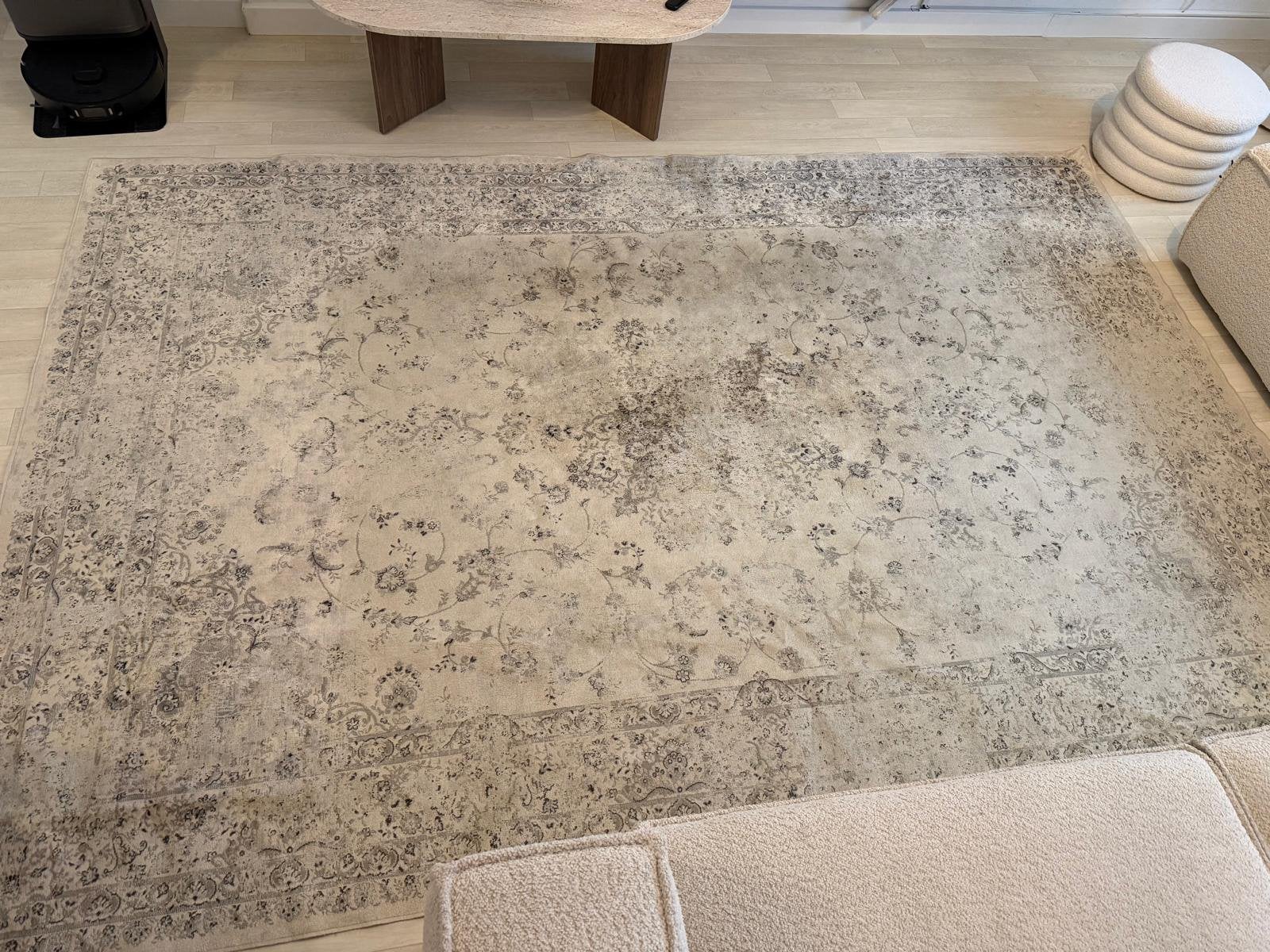 Tapis effet vintage Zara home, Huis en Inrichting, Stoffering | Vloerbedekking, Ophalen, Zo goed als nieuw, Beige, Tapijt