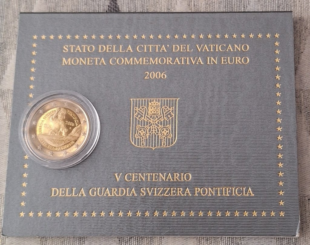 Vaticaanstad 2 euro 2006 "Guardia Svizzera Pontificia", Enlèvement ou Envoi, Vatican, 2 euros, Monnaie en vrac