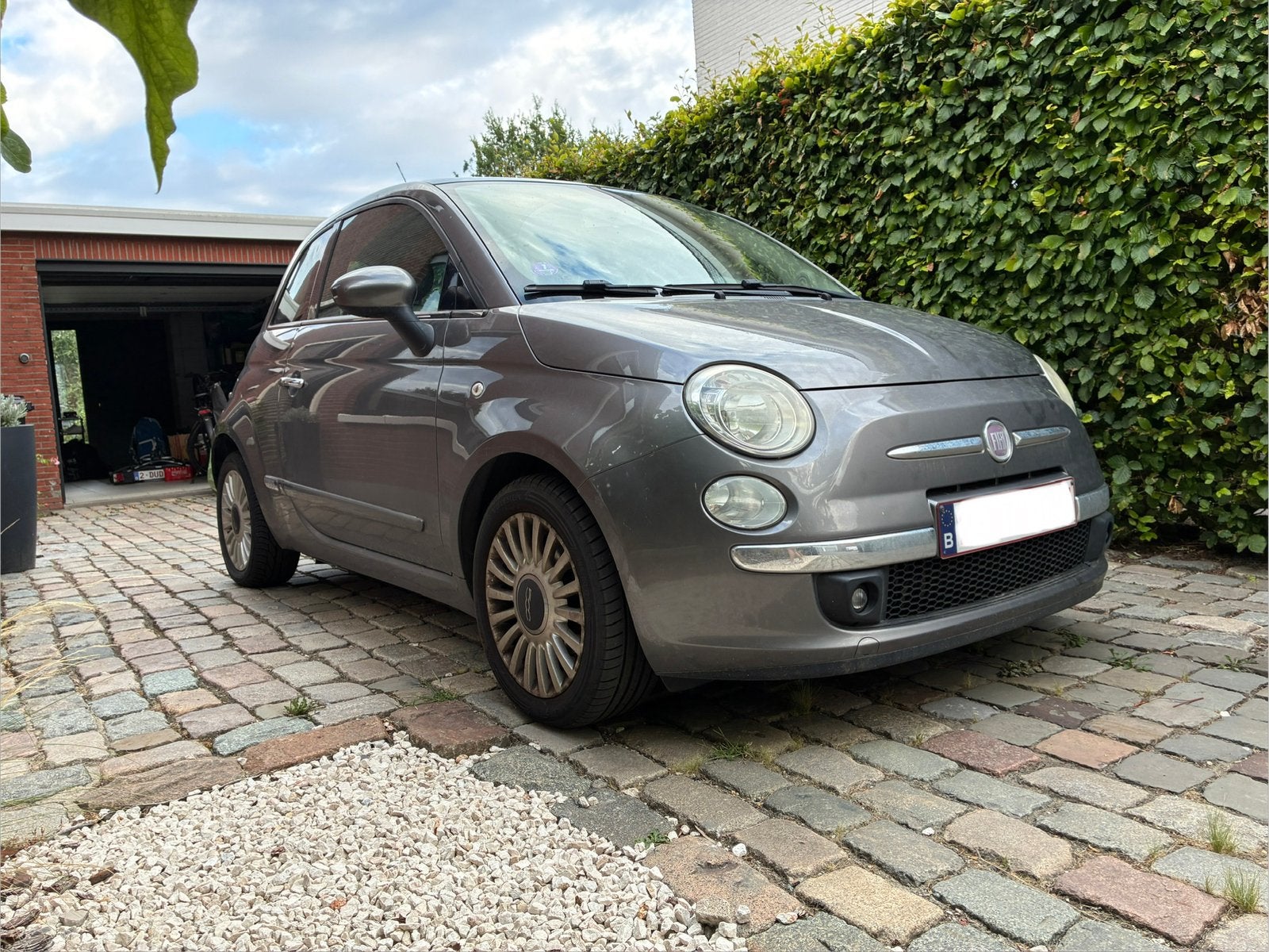 Fiat 500, Auto's, Fiat, Euro 5, Beige, Leder en Stof, Handgeschakeld
