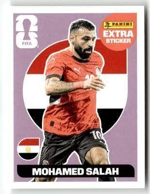 Autocollant Mohamed Salah Coupe du Monde de la FIFA, Enlèvement, Neuf