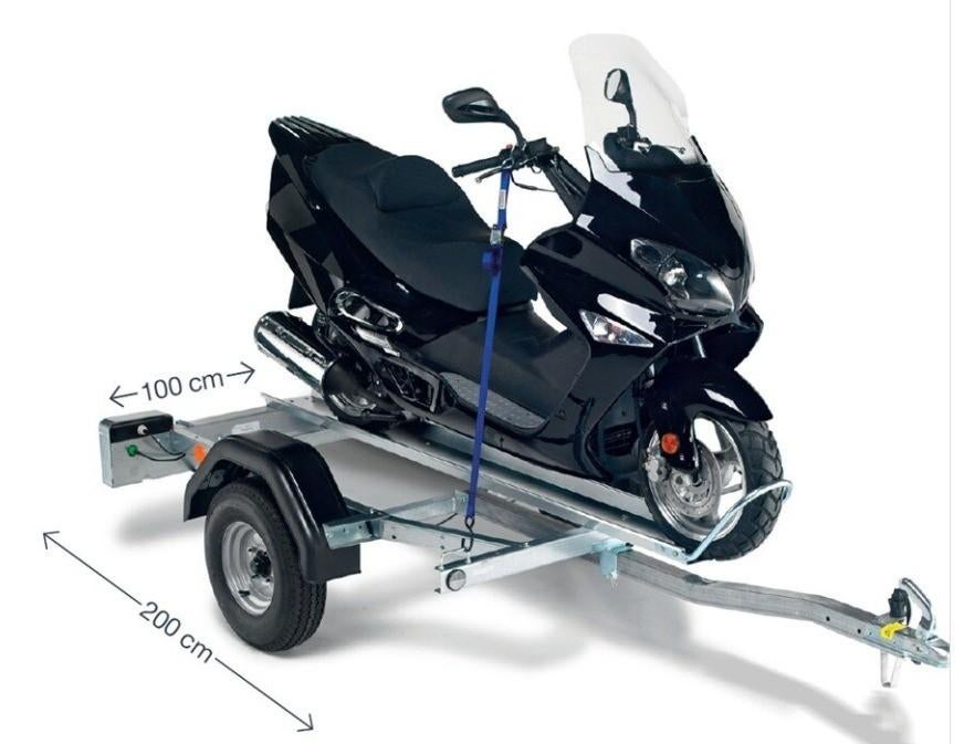 Moto-trailer, Ophalen, Zo goed als nieuw