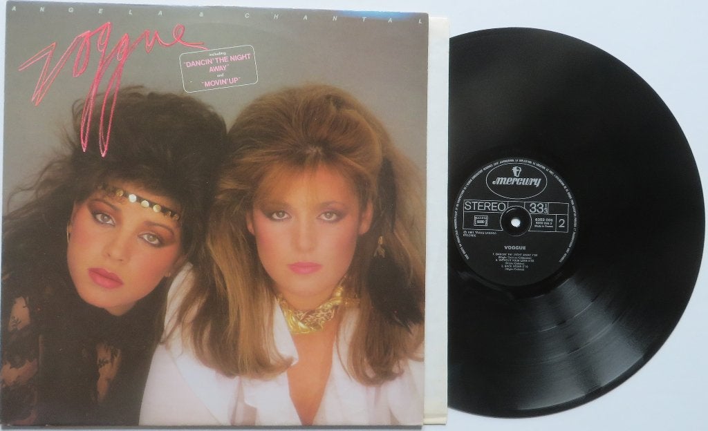 Vogue - Angela et Chantal. LP, Enlèvement ou Envoi, Utilisé, Disco, Housse de protection extérieure
