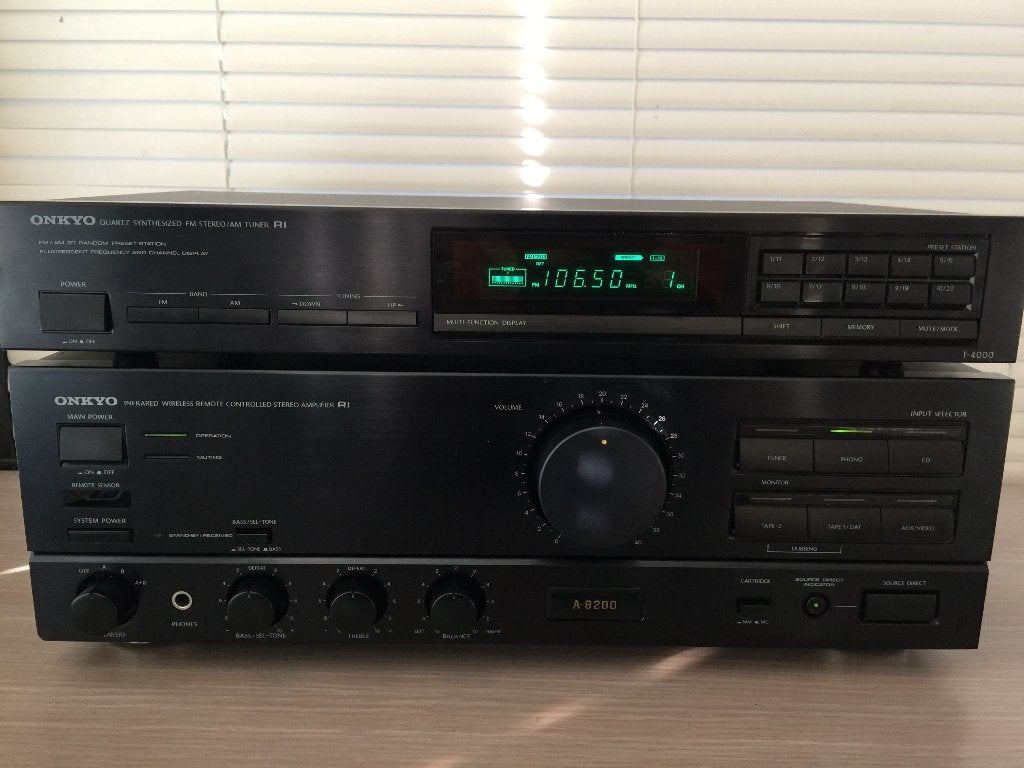 Onkyo A-8200 hi-fi versterker met tuner, Audio, Tv en Foto, Ophalen, Onkyo