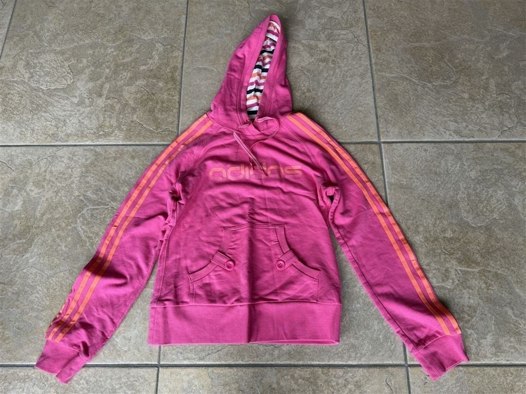 Adidas Dames Hoodie maat 38Multi Gestreepte Trui van 100% Ka, Ophalen of Verzenden, Zo goed als nieuw