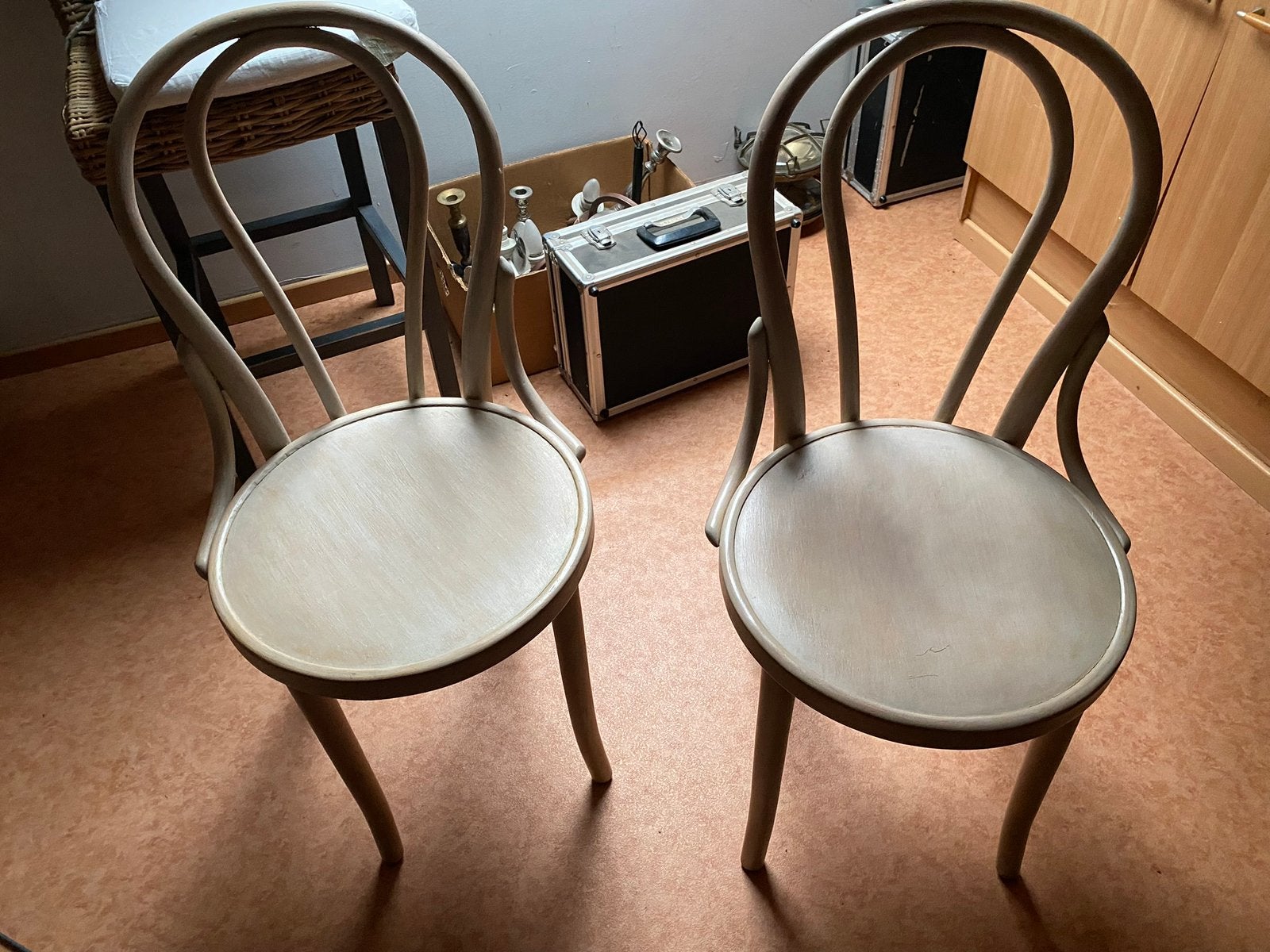 Chaises touret 2 pièces chaises de bistrot à vendre, Enlèvement