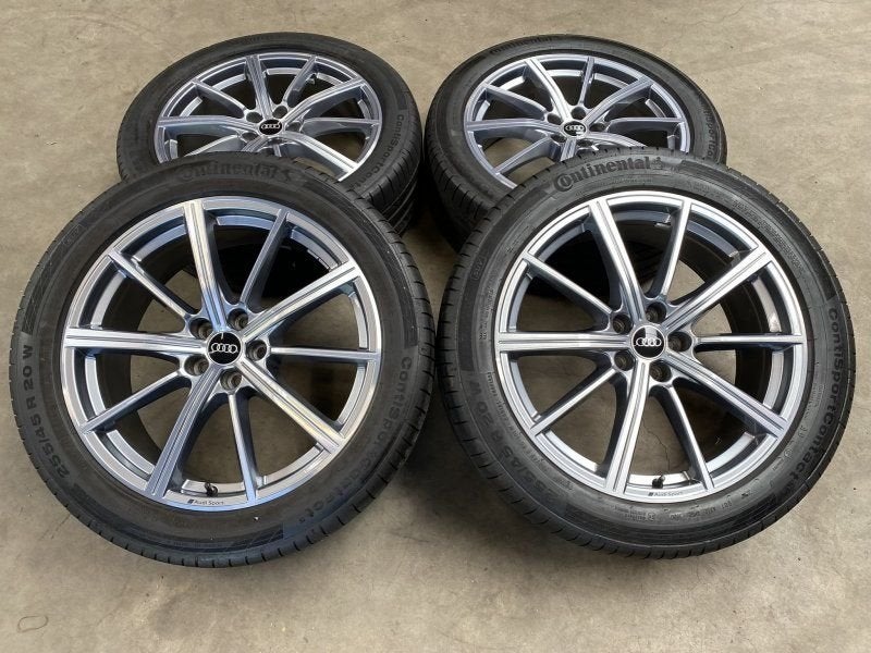 20 inch originele sport velgen + zomerbanden Audi Q5  SQ5 80, Autos : Pièces & Accessoires, Pneus et Jantes, 255 mm, Pneus été