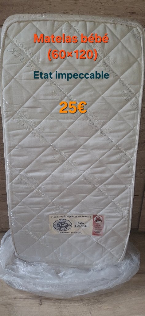 Matelas bébé, Enfants & Bébés, Enlèvement, Comme neuf, Lit